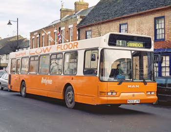 MAN NL 222FR East Lancs Spryte Demonstrator [UK-spec] (B43F) '12.1998