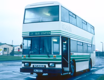 Scania BR112DH East Lancs demonstrator [UK-spec] (H46/32F) '11.1982
