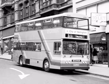 Scania BR112DH East Lancs demonstrator [UK-spec] (H46/32F) '07.1981