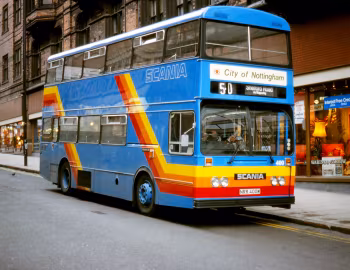 Scania BR112DH East Lancs demonstrator [UK-spec] (H46/32F) '07.1981