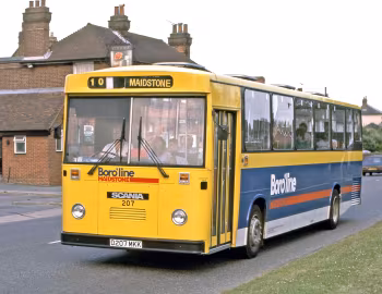 Scania K92CRB East Lancs demonstrator [UK-spec] (B64F) '02.1987