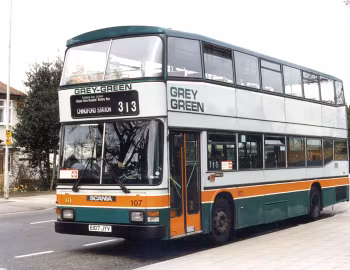 Scania K92CRB East Lancs demonstrator [UK-spec] (CH45/30) '12.1987–01.1988
