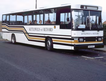 Scania K92CRB East Lancs demonstrator [UK-spec] (B51F) '11.1986–05.1987