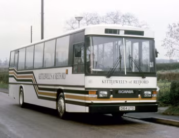 Scania K92CRB East Lancs demonstrator [UK-spec] (B51F) '11.1986–05.1987