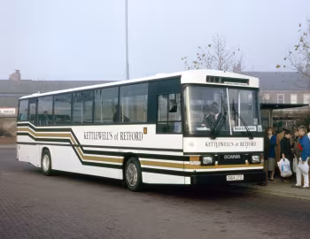 Scania K92CRB East Lancs demonstrator [UK-spec] (B51F) '11.1986–05.1987