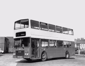 Scania N112DRB East Lancs [UK-spec] (H43/33F) '03–04.1986