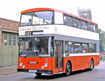 Scania N112DRB East Lancs [UK-spec] (H46/33F) '07.1986