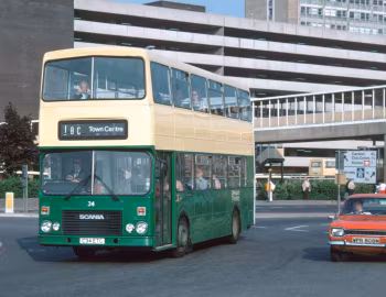 Scania N112DRB East Lancs [UK-spec] (H43/33F) '03–04.1986