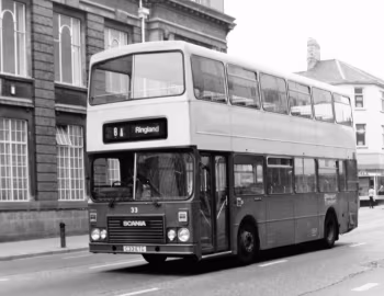 Scania N112DRB East Lancs [UK-spec] (H43/33F) '03–04.1986