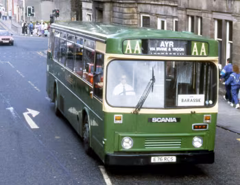 Scania N112CRB East Lancs demonstrator [UK-spec] (B51F) '11.1987