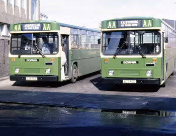 Scania N112CRB East Lancs demonstrator [UK-spec] (B51F) '11.1987