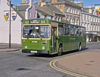 Scania N112CRB East Lancs demonstrator [UK-spec] (B51F) '11.1987