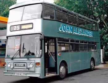 Scania N112DRB East Lancs demonstrator [UK-spec] (H47/37F) '01.1986