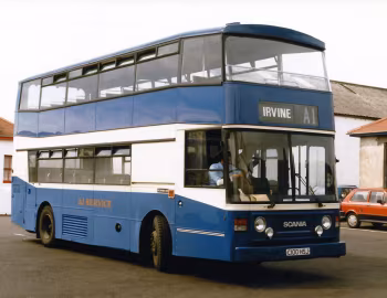 Scania N112DRB East Lancs demonstrator [UK-spec] (H47/37F) '01.1986