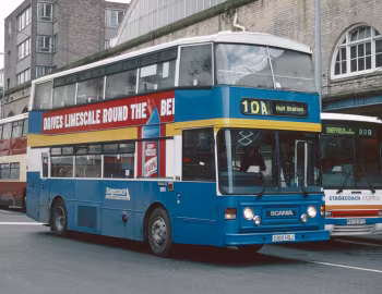 Scania N112DRB East Lancs demonstrator [UK-spec] (H47/37F) '01.1986