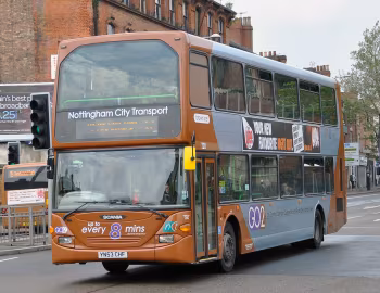 Scania N94UD East Lancs OmniDekka [UK-spec] (H51/39F) '09–10.2003