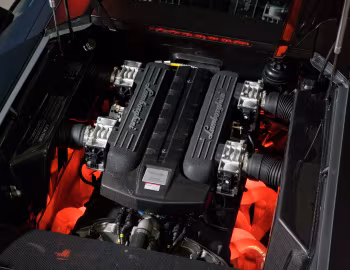 Sob o capô Edo Competition Lamborghini LP710 Christian Audigier '2008