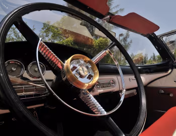 Інтэр'ер 1958 Edsel Pacer Convertible (76B)
