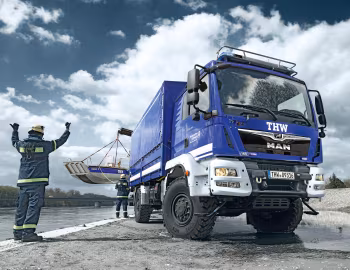 MAN TGM 18.290 4×4 BB EMPL Lastkraftwagen mit Ladebordwand '2012–pr.