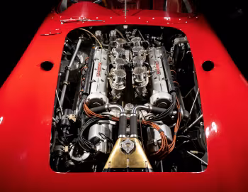 Sous la capuche Maserati 450S (#4509) '1958