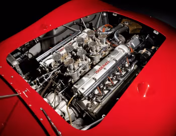 Sous la capuche Maserati 450S (#4509) '1958