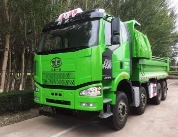 FAW Jiefang J6P-375 8×4 SWB dump truck '2016–19