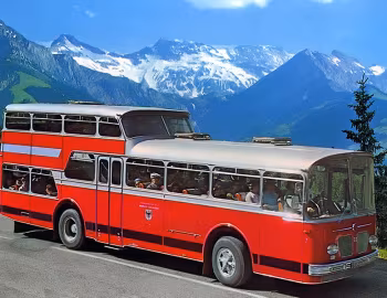 FBW Vetter Fellbach Autobus 1½ Stock '1966