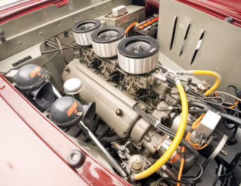 Under The Hood Ferrari 212 Inter Cabriolet (#0159E) '10.1951