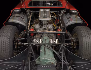 Sous la capuche Ferrari 250 LM (#6107) '06.1964