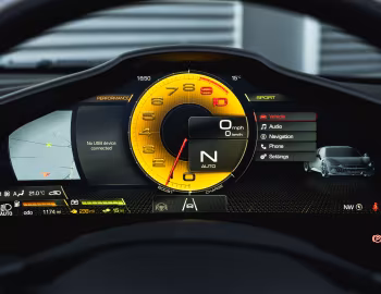 Комбинация приборов Ferrari 296 GTS [UK-spec] (F171) '2022–н.в.