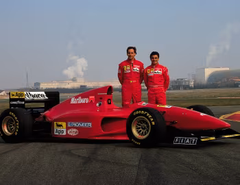 Ferrari 412 T1, Gerhard Berger, Jean Alesi
