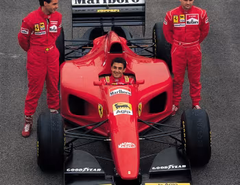Ferrari 412 T1, Gerhard Berger, Jean Alesi, Nicola Larini