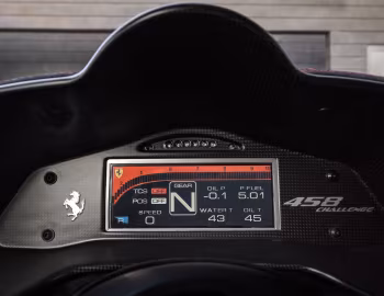 Tableau de bord Ferrari 458 Challenge Evoluzione '2014–16