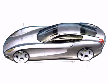 Эскиз Ferrari 612