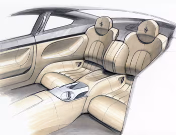 Эскиз Ferrari 612