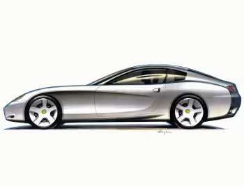 Эскиз Ferrari 612