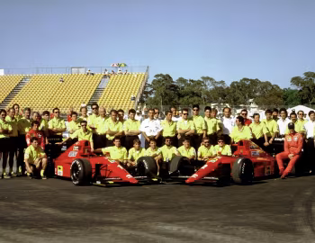 Ferrari F1-90, Alain Prost, Nigel Mansell