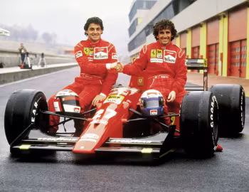Ferrari F1-91, Alain Prost, Jean Alesi