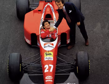 Ferrari F93 A, Jean Alesi, Luca Cordero di Montezemolo