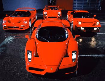 Ferrari F50 & Ferrari F40 & Ferrari GTO & Enzo Ferrari
