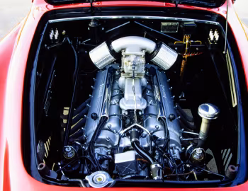 Sous la capuche Ferrari 195 Inter Coupé (#0105S) '1950