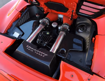 Sous la capuche Hennessey Ferrari 458 Spider HPE700 Twin Turbo '2013–15