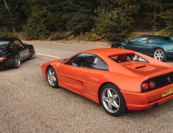 Lotus Esprit V8, Porsche 911 Carrera 3.6 Coupe, Ferrari F355 Berlinetta