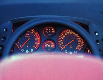 Комбінація приладів Ferrari Mythos '1989