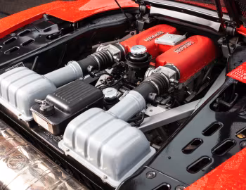 Sous la capuche Ferrari 360 Spider [UK-spec] '2000–05