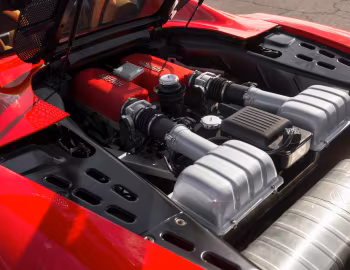 Sous la capuche Ferrari 360 Spider [North America] '2000–05