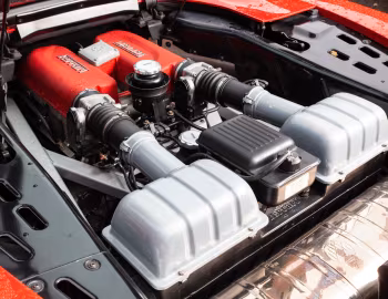 Sous la capuche Ferrari 360 Spider [UK-spec] '2000–05