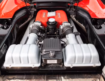 Sous la capuche Ferrari 360 Spider [UK-spec] '2000–05