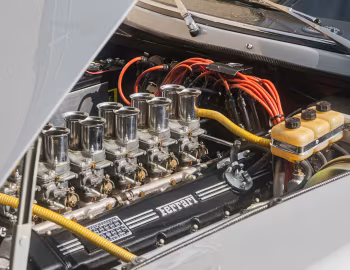 Sous la capuche Ferrari 365 GTB/4 "Daytona" Prototipo (#10287) '1967