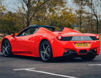 Ferrari 458 Spider [UK-spec] '2011–15